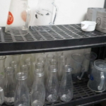 Rack for glass equipment