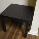 Black table
