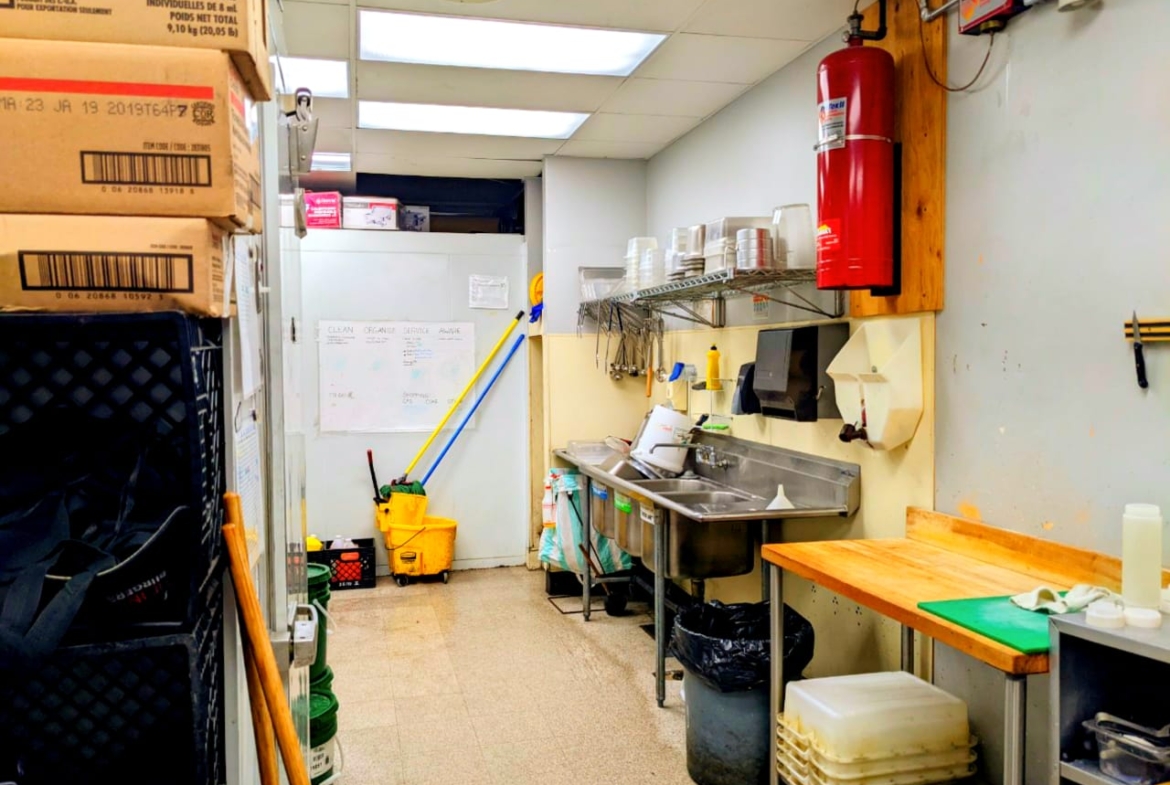 Restaurant Washing Area